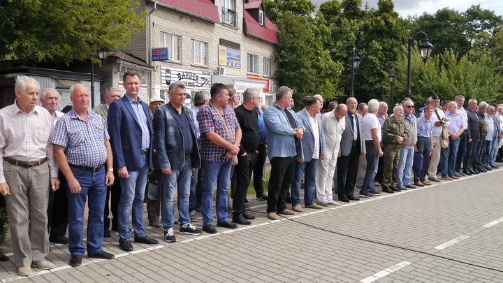 15.августа 2021 года. КВАТУ 55 лет. Построение, 50 лет со дня выпуска №3. Выпускники 5 и 6 роты