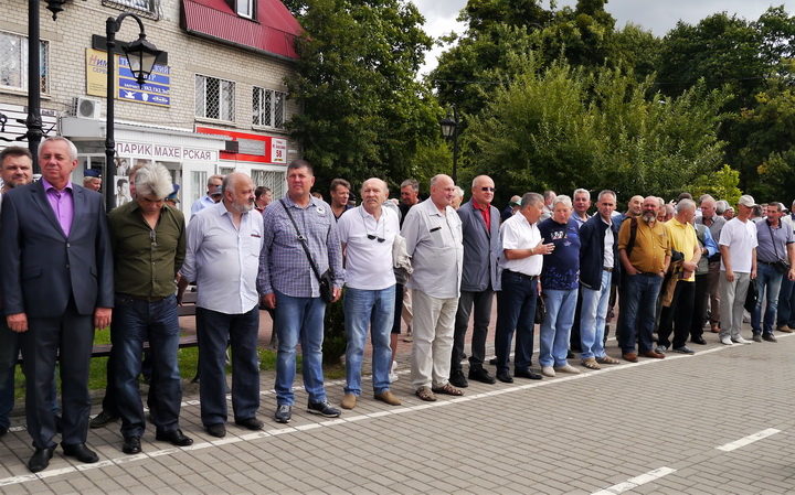 15.августа 2021 года. КВАТУ 55 лет. Построение, 50 лет со дня выпуска №3. Выпускники 5 и 6 роты