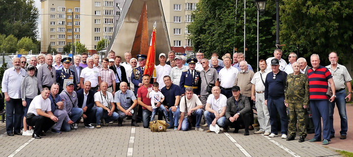 15.августа 2021 года. КВАТУ 55 лет. Построение, 50 лет со дня выпуска №3. Выпускники 5 и 6 роты